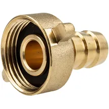 tecuro Schlauchverschraubung 1/2 Zoll x Tülle 10 mm Messing