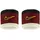 Nike Swoosh Classic Wristbands 2er Pack Schweißbänder Tennis Fitness Running Handgelenkbänder Sport, Team Crimson/Sail/Black, One Size