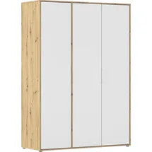 Rauch Wäscheschrank VOYAGER 140 x 194 x 53 cm Braun/Weiß
