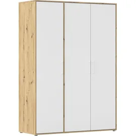 Rauch Wäscheschrank VOYAGER 140 x 194 x 53 cm Braun/Weiß