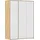 Rauch Wäscheschrank VOYAGER 140 x 194 x 53 cm Braun/Weiß