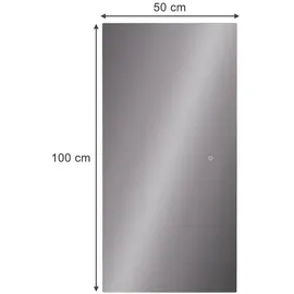 Vicco Miral 100 x 50 cm mit Backlight Beleuchtung, Model 55492 - Transparent
