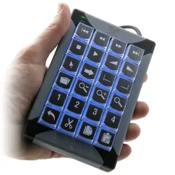 P&I Engineering XK-24 Tastatur USB Schwarz, Grau