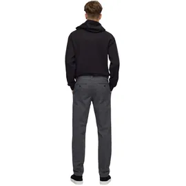 Selected Homme Herren Chino aus Baumwoll-Mix Modell '175 BRUSHED Anthrazit, 38/32