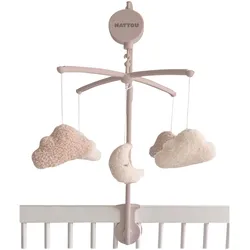 Nattou Mobile Mond & Wolken, grau