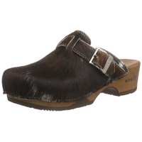 Woody Damen Manu Fell Clogs, Mehrfarbig (Natur) - 39 EU