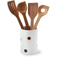 Continenta Utensilienbehälter Keramik Ø 10,5 x 15,5 cm weiß