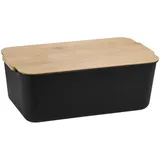 KESPER Brotbox Kunststoff Schwarz