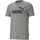 Puma Essentials Logo Men's Tee medium gray heather XL