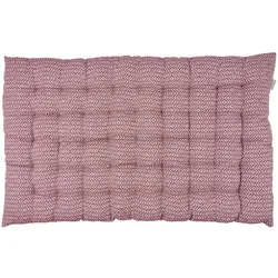 Boxkissen Dobby Rot ca. 60x100cm