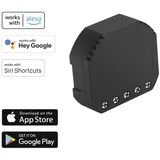 Hama WiFi-Nachrüst-Schalter für Leuchten und Steckdosen, Unterputzmontage (Energiesparen & Smart Home)