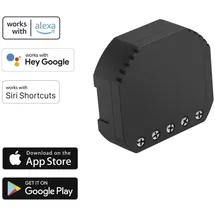 Hama WiFi-Nachrüst-Schalter für Leuchten und Steckdosen, Unterputzmontage (Energiesparen & Smart Home)