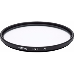 Hoya UX II UV Filter (77 mm, UV-Filter), Objektivfilter, Schwarz