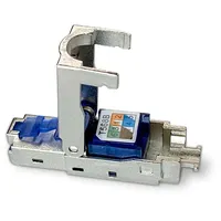 Nedis RJ45-Stecker - Stecker - CAT6a - Gerade - Vergoldet - 2 Stück - Metall - Metall - Box