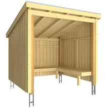 Plus Gartenhaus Nordic 2,18 x 2,29 m Beige