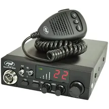 PNI CB funkgerät Escort HP 8024, 12V-24V, ASQ + CB S75 mit Kabel und festes Montagezubehör