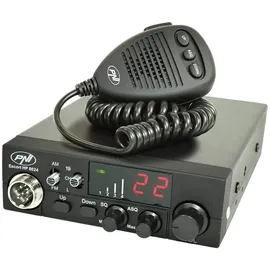 PNI CB funkgerät Escort HP 8024, 12V-24V, ASQ + CB S75 mit Kabel und festes Montagezubehör