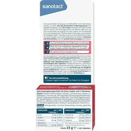 Sanotact Eisen Komplex Tabletten 100 St.