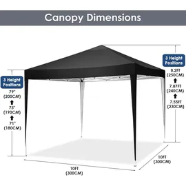cobizi Faltpavillon 3 x 3 m
