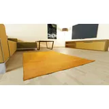 Morgenland Wollteppich »LORIBAFT Teppstar rechteckig, 15 mm Höhe, reine Schurwolle, uni, Wohnzimmer orange - 300 x 200 cm