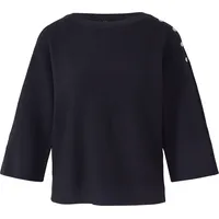 s.Oliver Strukturierter Pullover im Relaxed Fit Blau 40