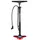 monzana Standluftpumpe Fahrradpumpe 7 bar schwarz inkl. 3 Zusatzadapter