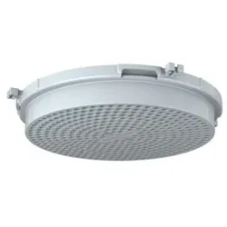 KAISER 1281-10 Einbaugehäuse, HaloX® 100 Frontteil, Einbaudurchmesser universell bis 100 mm, Universal-Kunststoffplatte 128110 - 10 Stück