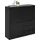 FMD Kommode Dark 99,1 x 101,2 x 31,5 cm Schwarz