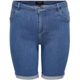 ONLY CARMAKOMA Carthunder Life Reg Long Shorts Blau 48