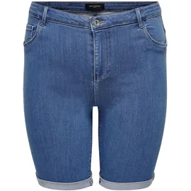 ONLY CARMAKOMA Carthunder Life Reg Long Shorts Blau 48