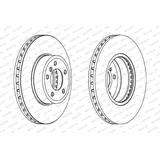 Ferodo Bremsscheibe DDF1242C-1