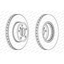 Ferodo Bremsscheibe DDF1242C-1