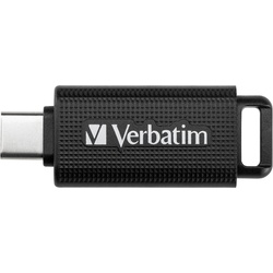 Verbatim Retractable        32GB USB 3.2 Gen 1 USB-C (32 GB, USB 3.2), USB Stick, Schwarz