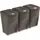 Prosperplast Sortibox Mülleimer 105 l Grau