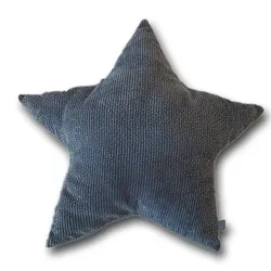 Picca Loulou Form-Kissen "Stern" (grau, 32cm)