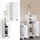 Vicco Emma Midischrank 30 x 95 x 30 cm Weiß