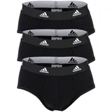 Adidas Comfort Flex Cotton 3-Streifen Slips Black XL