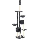 FEANDREA Kratzbaum, Kratzbaum, deckenhoch, 2,4-2,6 m, rauchgrau - Grau
