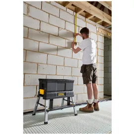 Stanley FatMax Werkzeugbox mit Tritt 3-in-1 gelb/schwarz 30 kg
