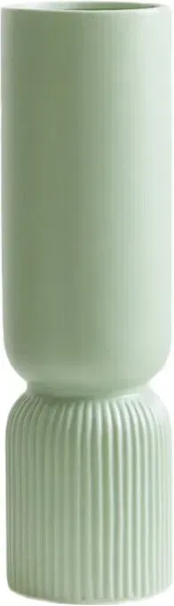 Premier Housewares Keramik-Design-Sagegrün-Vase, robust und geräumig, leichtgewichtig, für künstliche Blumen