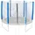 Jawinio Sicherheitsnetz Ersatznetz Trampolin-Netz Blau 2,44 m x 2,00 m