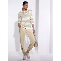 CREATION L Modal-Mix-Jersey-Hose Klassisch Braun 24