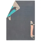 David Fussenegger Kinderdecke Juwel 'Dackel' 140 x 200 cm Grau