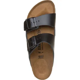 Birkenstock Arizona Naturleder schmal schwarz 41