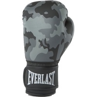 Everlast Unisex – Erwachsene Boxhandschuhe Spark Glove Trainingshandschuh, Grau Camouflage, 14oz