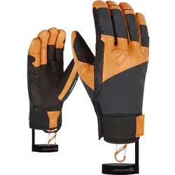 ZIENER Herren Handschuhe GAVANUS AS(R) PR glove, black/tan, 7,5