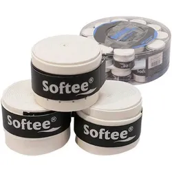 Topf mit 30 perforierten Komfort-Overgrips Softee weiß sans taille