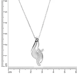 ZEEme Kette mit Anhänger ZEEME Silber / Zirkonia weiß