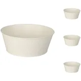 Mojawo Ø 22 x 10 cm Weiß