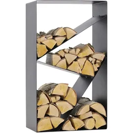 Magnus Brennholzregal Metall 45 x 30 x 80 cm Schwarz